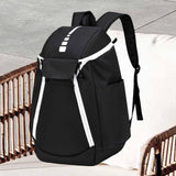 Maxbell Gym Bag Handbag Lightweight Basketball Bag for Backpacking Traveling Outdoor Black