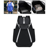 Maxbell Gym Bag Handbag Lightweight Basketball Bag for Backpacking Traveling Outdoor Black