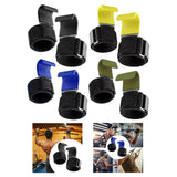 Maxbell 2x Weight Lifting Hooks Fitness Powerlifting Grips for Gym Powerlifts Liftups Black