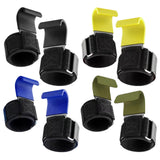 Maxbell 2x Weight Lifting Hooks Fitness Powerlifting Grips for Gym Powerlifts Liftups Black