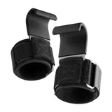 Maxbell 2x Weight Lifting Hooks Fitness Powerlifting Grips for Gym Powerlifts Liftups Black