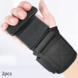 Maxbell 2x Weight Lifting Hooks Fitness Powerlifting Grips for Gym Powerlifts Liftups Black