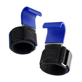 Maxbell 2x Weight Lifting Hooks Fitness Powerlifting Grips for Gym Powerlifts Liftups Blue