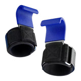 Maxbell 2x Weight Lifting Hooks Fitness Powerlifting Grips for Gym Powerlifts Liftups Blue