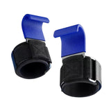 Maxbell 2x Weight Lifting Hooks Fitness Powerlifting Grips for Gym Powerlifts Liftups Blue