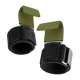 Maxbell 2x Weight Lifting Hooks Fitness Powerlifting Grips for Gym Powerlifts Liftups Green
