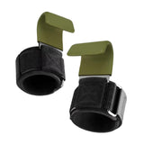 Maxbell 2x Weight Lifting Hooks Fitness Powerlifting Grips for Gym Powerlifts Liftups Green