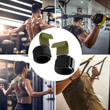 Maxbell 2x Weight Lifting Hooks Fitness Powerlifting Grips for Gym Powerlifts Liftups Green