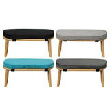 Maxbell Meditation Bench Soft Bamboo Kneeling Stool for Balcony Bedroom Tea Ceremony Black