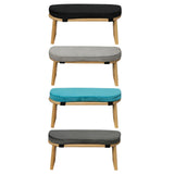 Maxbell Meditation Bench Soft Bamboo Kneeling Stool for Balcony Bedroom Tea Ceremony Black