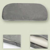 Maxbell Meditation Bench Soft Bamboo Kneeling Stool for Balcony Bedroom Tea Ceremony Dark Grey