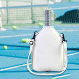 Maxbell Paddle Bag Pickleball Accessory Racket Sleeve for Sports Training White