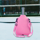 Maxbell Paddle Bag Pickleball Accessory Racket Sleeve for Sports Training Pink