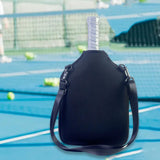 Maxbell Paddle Bag Pickleball Accessory Racket Sleeve for Sports Training Black