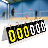 Maxbell Flip Number Score Board Tabletop Score for Football Basketball Sport