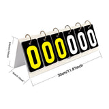 Maxbell Flip Number Score Board Tabletop Score for Football Basketball Sport