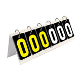 Maxbell Flip Number Score Board Tabletop Score for Football Basketball Sport