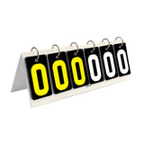 Maxbell Flip Number Score Board Tabletop Score for Football Basketball Sport