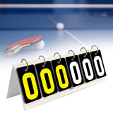 Maxbell Flip Number Score Board Tabletop Score for Football Basketball Sport