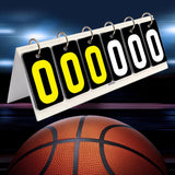 Maxbell Flip Number Score Board Tabletop Score for Football Basketball Sport