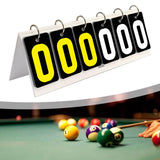 Maxbell Flip Number Score Board Tabletop Score for Football Basketball Sport
