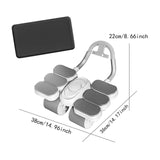 Maxbell Abdominal Roller Wheel for Men Women Fitness Equipment for Strength Training White