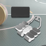 Maxbell Abdominal Roller Wheel for Men Women Fitness Equipment for Strength Training White