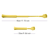 Maxbell Back Scratcher Claws Home Use Long Grab Reach Portable Back Scratching Stick Yellow