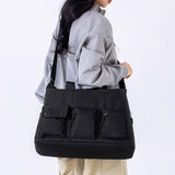 Maxbell Duffle Bag Lightweight Portable Multipurpose Gym Bag for Yoga Travel Workout Black