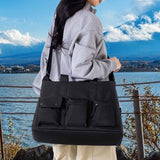 Maxbell Duffle Bag Lightweight Portable Multipurpose Gym Bag for Yoga Travel Workout Black