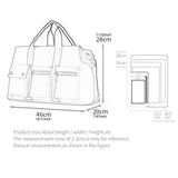 Maxbell Duffle Bag Lightweight Portable Multipurpose Gym Bag for Yoga Travel Workout Black