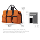 Maxbell Duffle Bag Lightweight Portable Multipurpose Gym Bag for Yoga Travel Workout Orange