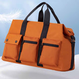Maxbell Duffle Bag Lightweight Portable Multipurpose Gym Bag for Yoga Travel Workout Orange