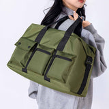 Maxbell Duffle Bag Lightweight Portable Multipurpose Gym Bag for Yoga Travel Workout Green