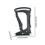Maxbell Bicycle Spoke Tension Meter Premium Simple to Use Accurate Wheel Repair Tool Black