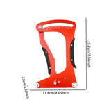 Maxbell Bicycle Spoke Tension Meter Premium Simple to Use Accurate Wheel Repair Tool Red