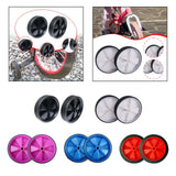 Maxbell Bicycle Training Wheels for Kids Bike Support Rear Wheels for Riding Outdoor Black