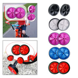 Maxbell Bicycle Training Wheels for Kids Bike Support Rear Wheels for Riding Outdoor Black