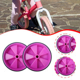 Maxbell Bicycle Training Wheels for Kids Bike Support Rear Wheels for Riding Outdoor Pink