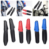 Maxbell 2Pcs Bike Mudguard Set Mudguard Fenders Set for Riding Traveling Mountain Bike black