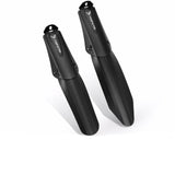Maxbell 2Pcs Bike Mudguard Set Mudguard Fenders Set for Riding Traveling Mountain Bike black