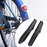 Maxbell 2Pcs Bike Mudguard Set Mudguard Fenders Set for Riding Traveling Mountain Bike black