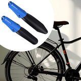 Maxbell 2Pcs Bike Mudguard Set Mudguard Fenders Set for Riding Traveling Mountain Bike blue