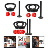 Maxbell Adjustable Kettlebell Handle Attachment Converter for Dumbbell to Kettlebell 1 Handle and 1 Bar