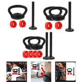 Maxbell Adjustable Kettlebell Handle Attachment Converter for Dumbbell to Kettlebell 1 Handle and 1 Bar