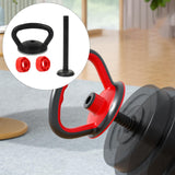Maxbell Adjustable Kettlebell Handle Attachment Converter for Dumbbell to Kettlebell 1 Handle and 1 Bar