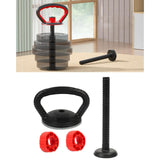 Maxbell Adjustable Kettlebell Handle Attachment Converter for Dumbbell to Kettlebell 1 Handle and 1 Bar