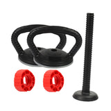 Maxbell Adjustable Kettlebell Handle Attachment Converter for Dumbbell to Kettlebell 2 Handle and 1 Bar