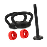 Maxbell Adjustable Kettlebell Handle Attachment Converter for Dumbbell to Kettlebell 2 Handle and 1 Bar