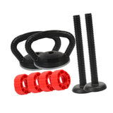 Maxbell Adjustable Kettlebell Handle Attachment Converter for Dumbbell to Kettlebell 2 Handle and 2 Bar
